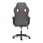 Кресло RACER GT new металлик/красный (кож/зам/ткань)