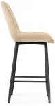Барный стул Баодин велюр бежевый / черный 502115 Woodville