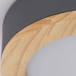 Потолочный светильник круглый Wudda D40 Серый ImperiumLoft Wudda01 (179767-26) (LED, 220V, круглые)