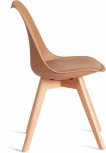 Стул TULIP (mod. 73-1) / 2 шт. в упаковке Tetchair (Дерево,Пластик,Экокожа/Бежевый) арт.24368