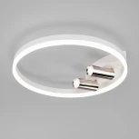 Спот Wi-Fi Eurosvet 90247/3 белый / хром (LED, 220V, управление смартфоном, голосовое управление, умный дом - Minimir Home, Алиса, Маруся, Салют, кольцо)