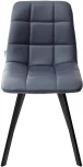 Стул CHILLI SQUARE HK017-12 серый джинсовый, PU / черный каркас М-City