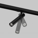 Трековый светильник однофазный Maytoni Focus T TR141-1-6W4K-M-B (LED, 220V, круглые)