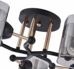 Потолочная люстра на штанге Arte Milano AMALFI 324308/3 BK+FG (220V)