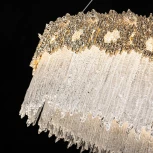 Подвесная люстра светодиодная хрустальная Modelux MODELUX ML.6028.600 GD