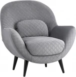 Кресло Карл велюр серый Stool Group Карл УТ000036310