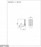 Бра iLamp Dolce W15571-1 CR+CL (220V)