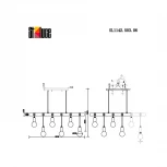 Подвесной светильник Evoluce Bagetti SL1142.503.06