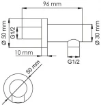 Шланговое подключение Wasserkraft A082