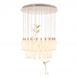Подвесная люстра ярусная каскадная (цветы, птички) Cloyd Argana 11237 (220V, на проводе, цветы, птички)
