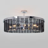 Потолочная люстра Wi-Fi на штанге Bogate's Eclipse 357/8 Smart (220V, управление смартфоном, голосовое управление, умный дом - Minimir Home, круглые)