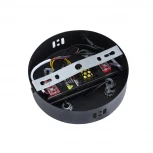 Люстра подвесная Lumion Vinora 8341/42L черный/прозрачный металл/акрил LED 42W 3000K 220V