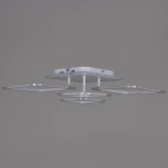 Потолочная люстра светодиодная на штанге с пультом Reluce 20265-0.3-2+2+1 WT