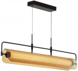 Подвесной светильник Odeon Light Liner 5056/35L ODL24 321 черный/янтарный/металл/стекло/акрил LED 35W 3000К (220V, на проводе)