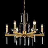 Подвесная люстра Crystal Lux MARRON SP6 BRASS