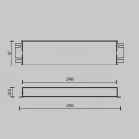 Источник напряжения Triac 24В 150Вт Maytoni 734003