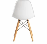 Стул CINDY (EAMES) (mod. 001) дерево береза/металл/сиденье пластик, 51x46x82.5см, white (белый) Tetchair 10698