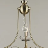 Подвесная люстра Reluce 04749-0.4-03 (220V, подвески, на цепи, подсвечник, свеча)