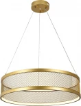 Подвесной светильник (10022/1P Gold) Indigo Solido V000112L (регулировка яркости, LED, 220V, пульт управления, на тросе, круглые)