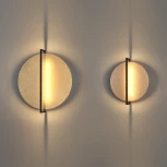 Настенно-потолочный светильник Odeon Light Next 7016/20WL золотой ice crack/металл/акрил поворотный на 360 LED 1*20W LUNAR (220V)