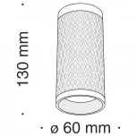 Накладной потолочный светильник Focus Design GU10 1x50Вт Maytoni Technical C036CL-01W (220V, круглые)