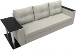Диван прямой Атланта Лайт со столом слева Лига Диванов (Рогожка) арт.126159L