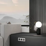 Накладка для розетки USB (графит акрил) Werkel W1171208 (a064100)