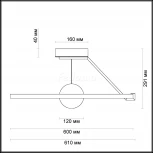 Потолочная люстра Odeon Light Lond 4032/40CL