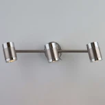 Спот на штанге Eurosvet Prime 20058/3 перламутровый сатин (220V, выключатель, круглые)