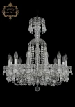 Подвесная люстра Art Classic 11.24 11.24.12.200.XL-64.Cr.V0300 (220V, хрусталь, на цепи, подсвечник, свеча)