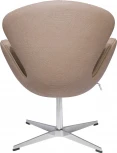Кресло Bradex Home SWAN STYLE CHAIR латте, экокожа (RF 0688)