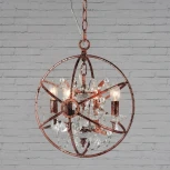 Подвесная люстра Loft It Foucaults Orb Crystal LOFT1897/4 подсвечник