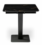 Стол на тумбе Woodville Бугун обсидиан / черный 500004