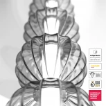 Настольная лампа Amulet MOD555TL-L9CH4K (LED, 220V, выключатель, шарики)