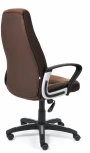 Кресло INTER кож/зам/флок/ткань, коричневый, 36-36/6/TW-24 Tetchair 15028
