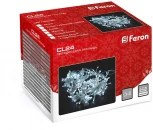 Светодиодная гирлянда Feron 41626 CL24 занавес, статичная, 3*3м + 3м 2700K c питанием от сети