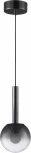 Подвесной светильник iLedex Aura 8615P-1S BK-SM (220V, на проводе, шар)