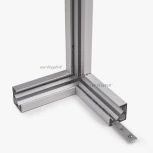 Профиль PDS45-KUB-2000 ANOD (Алюминий) 021646 Arlight