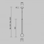 Подвесной светильник Maytoni Bubble dream MOD383PL-L4BS3K (LED, 220V, на проводе, шар)