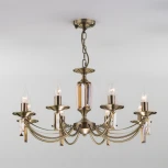 Подвесная люстра Eurosvet Volare 60087/8 античная бронза