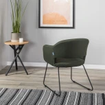 Стул R-Home Oscar тёмно-зеленый/Линк