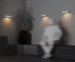 Уличный настенный светильник  Maytoni Lot O428WL-L10W3K (LED, 220V, IP65)