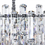 Подвесная люстра каскадная большая Rosie 3511/02 LM-16 Divinare (220V, хрусталь, на цепи)