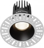 Встраиваемый светильник Maytoni Dip DL119-10W-4K-TRS-B