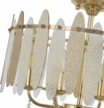 Потолочная люстра хрустальная на штанге Arte Milano Sorrento-4309 374309/6/80/470 GD (220V)