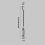 Подвесной светильник Maytoni Ordo MOD272PL-L12CH3K1 (LED, 220V, на проводе, круглые)