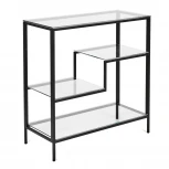 Консольный стол AllConsoles 1013-CB clear черный муар