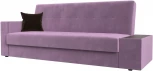 Диван-книжка Лига-020 стол справа (Сиреневый,Коричневый/Микровельвет) Лига Диванов арт.118510