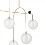 Подвесной светильник Vele Luce Freedom VL5544P05 (220V, на проводе, шарики)