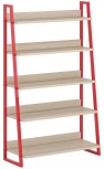 Стеллаж Board большой ОГОГО 331835 (ясень коимбра, красный)